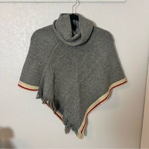 Roots Kids Cabin Stripe Knit Poncho L/XL